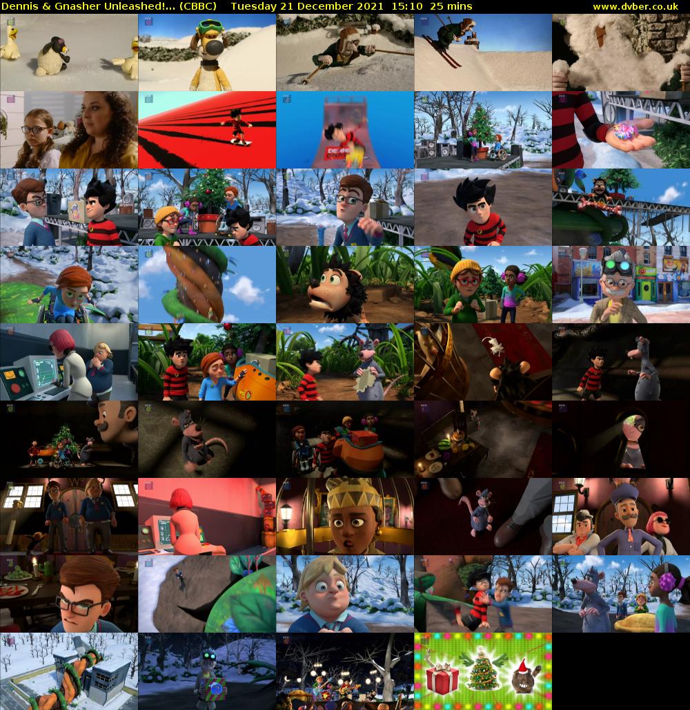 Dennis & Gnasher Unleashed!... (CBBC) Tuesday 21 December 2021 15:10 - 15:35