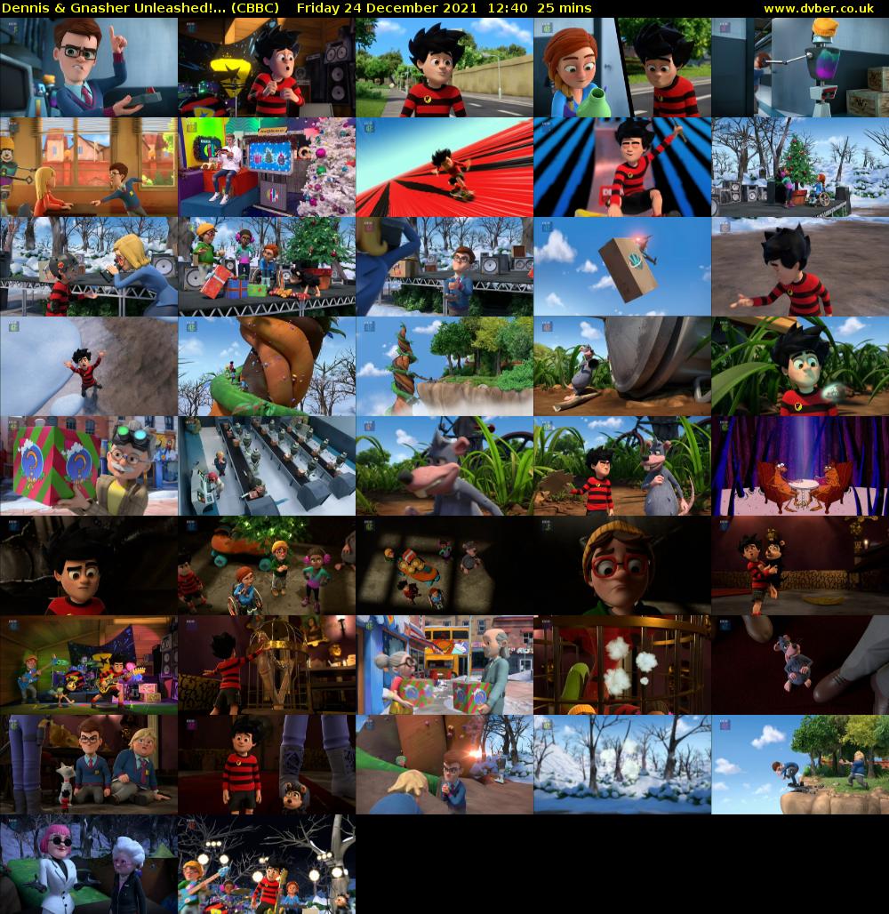 Dennis & Gnasher Unleashed!... (CBBC) Friday 24 December 2021 12:40 - 13:05