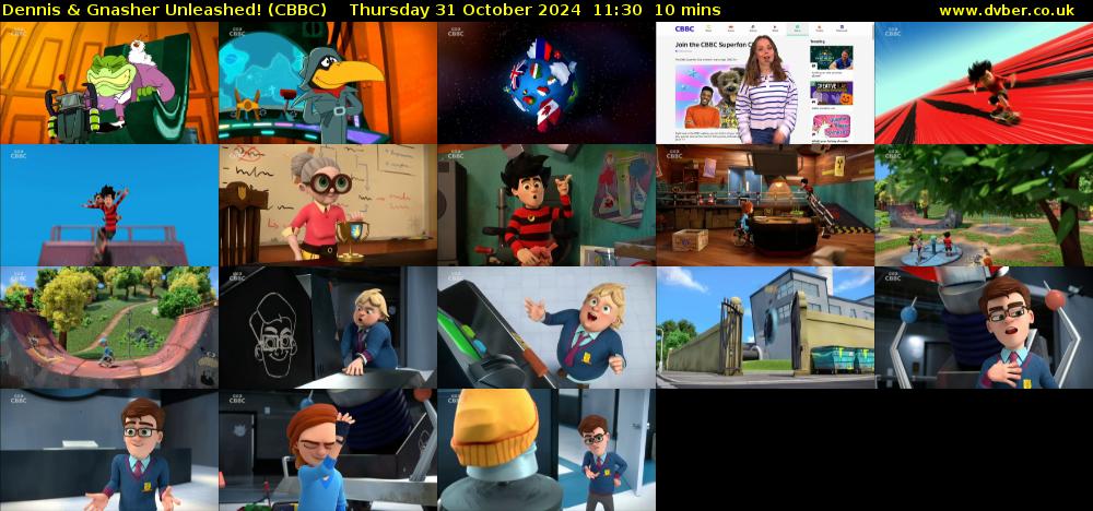 Dennis & Gnasher Unleashed! (CBBC) Thursday 31 October 2024 11:30 - 11:40