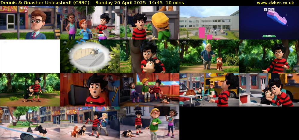 Dennis & Gnasher Unleashed! (CBBC) Sunday 20 April 2025 14:45 - 14:55
