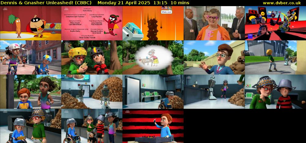 Dennis & Gnasher Unleashed! (CBBC) Monday 21 April 2025 13:15 - 13:25