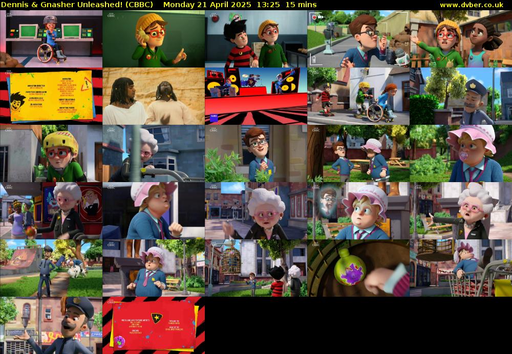 Dennis & Gnasher Unleashed! (CBBC) Monday 21 April 2025 13:25 - 13:40