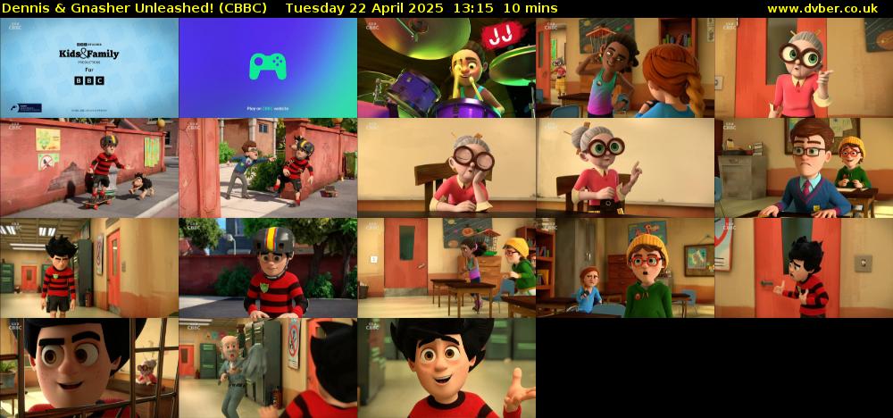 Dennis & Gnasher Unleashed! (CBBC) Tuesday 22 April 2025 13:15 - 13:25
