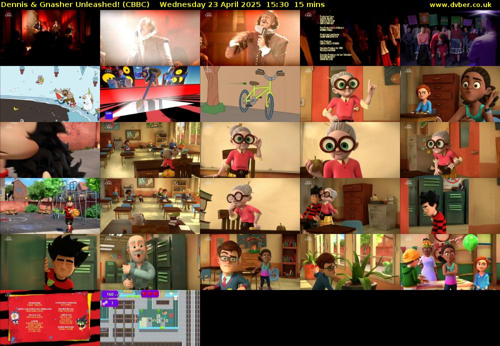 Dennis & Gnasher Unleashed! (CBBC) Wednesday 23 April 2025 15:30 - 15:45