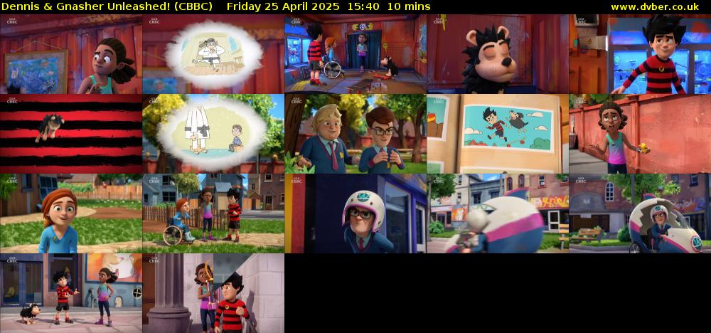 Dennis & Gnasher Unleashed! (CBBC) Friday 25 April 2025 15:40 - 15:50