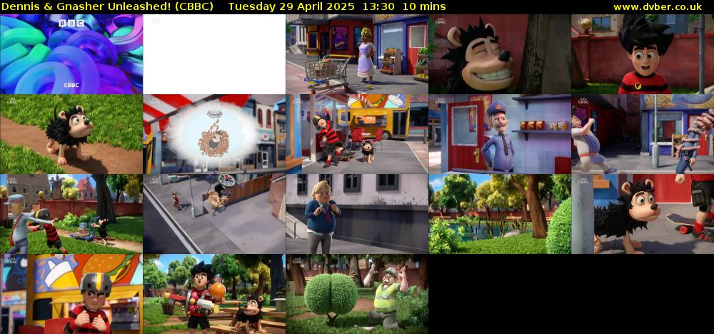 Dennis & Gnasher Unleashed! (CBBC) Tuesday 29 April 2025 13:30 - 13:40