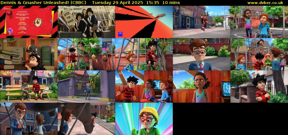 Dennis & Gnasher Unleashed! (CBBC) Tuesday 29 April 2025 15:35 - 15:45