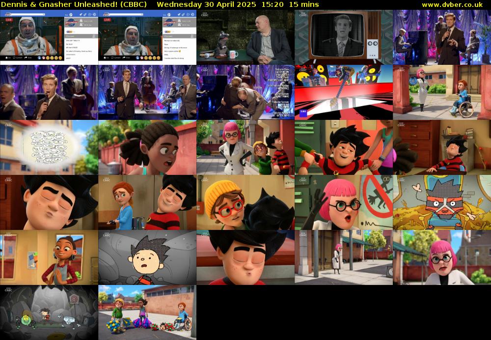 Dennis & Gnasher Unleashed! (CBBC) Wednesday 30 April 2025 15:20 - 15:35