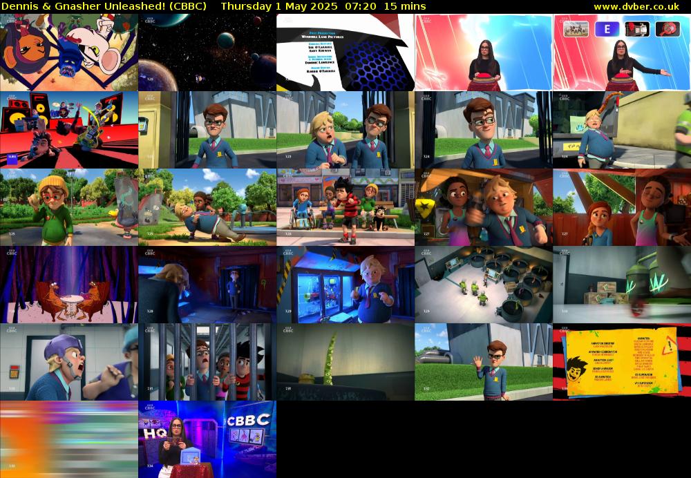 Dennis & Gnasher Unleashed! (CBBC) Thursday 1 May 2025 07:20 - 07:35