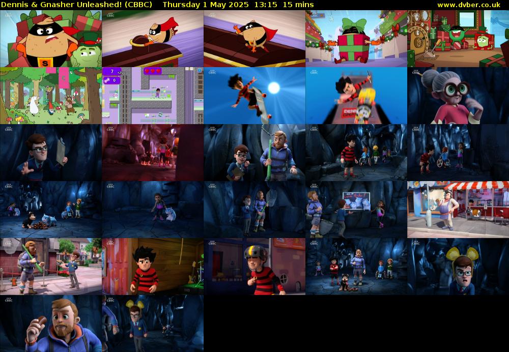 Dennis & Gnasher Unleashed! (CBBC) Thursday 1 May 2025 13:15 - 13:30