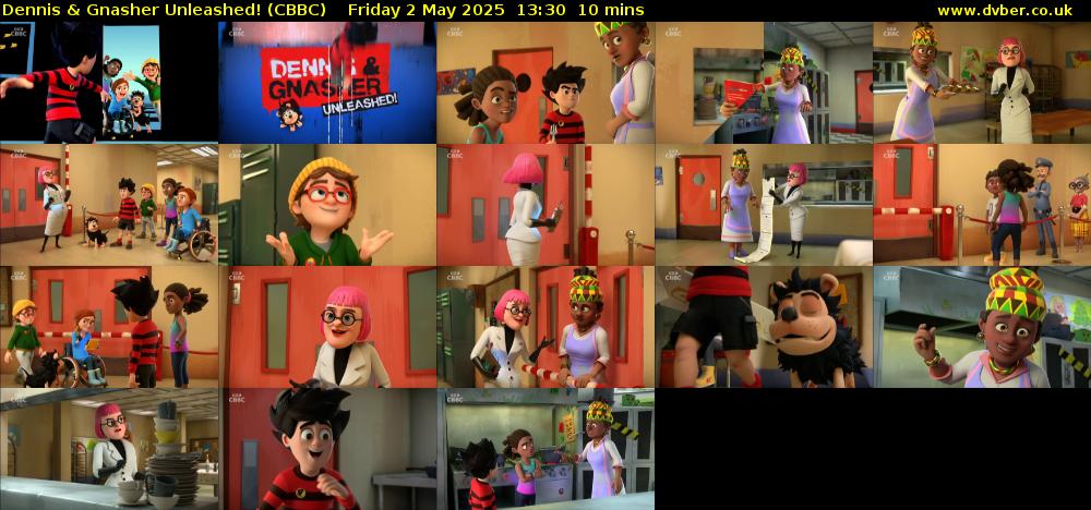Dennis & Gnasher Unleashed! (CBBC) Friday 2 May 2025 13:30 - 13:40