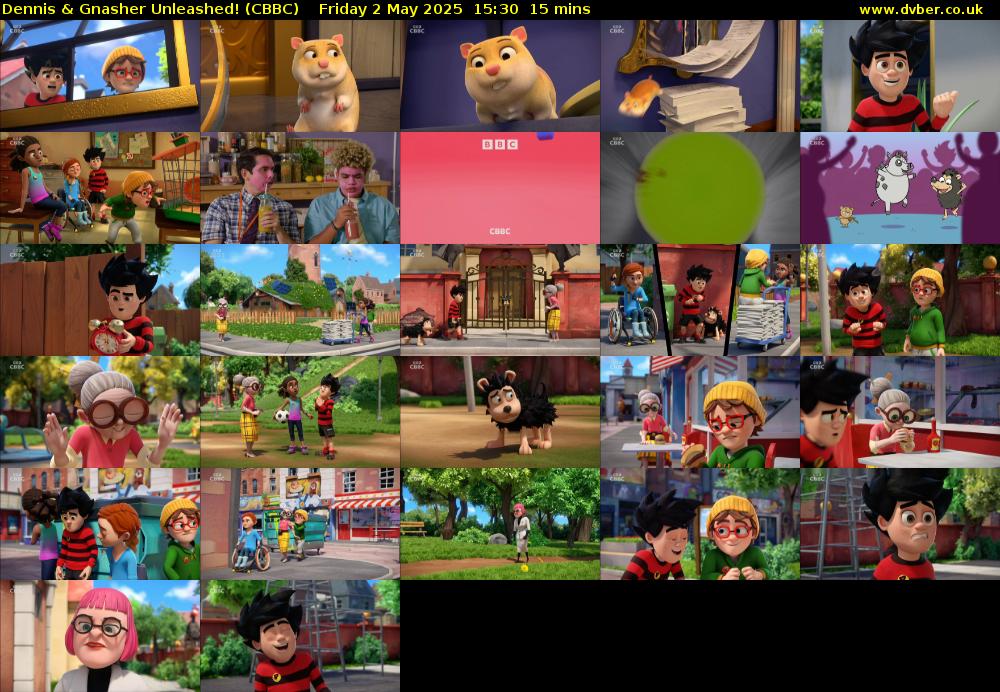 Dennis & Gnasher Unleashed! (CBBC) Friday 2 May 2025 15:30 - 15:45