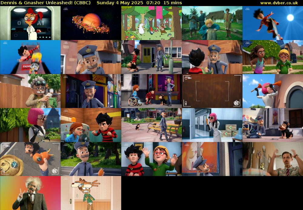 Dennis & Gnasher Unleashed! (CBBC) Sunday 4 May 2025 07:20 - 07:35