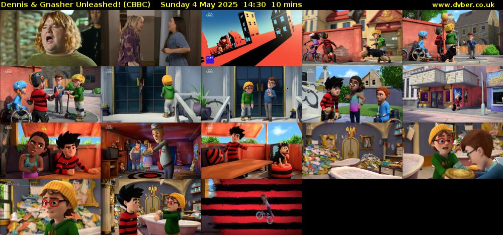 Dennis & Gnasher Unleashed! (CBBC) Sunday 4 May 2025 14:30 - 14:40