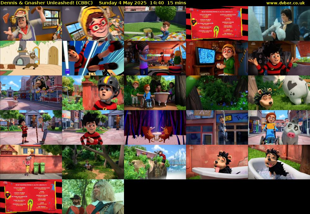 Dennis & Gnasher Unleashed! (CBBC) Sunday 4 May 2025 14:40 - 14:55