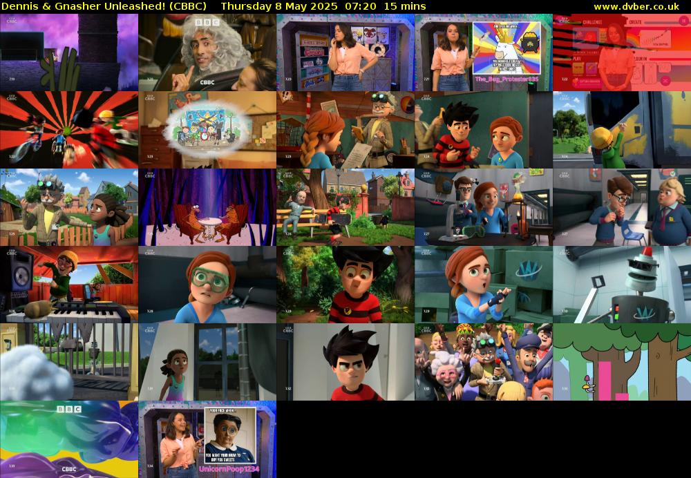 Dennis & Gnasher Unleashed! (CBBC) Thursday 8 May 2025 07:20 - 07:35