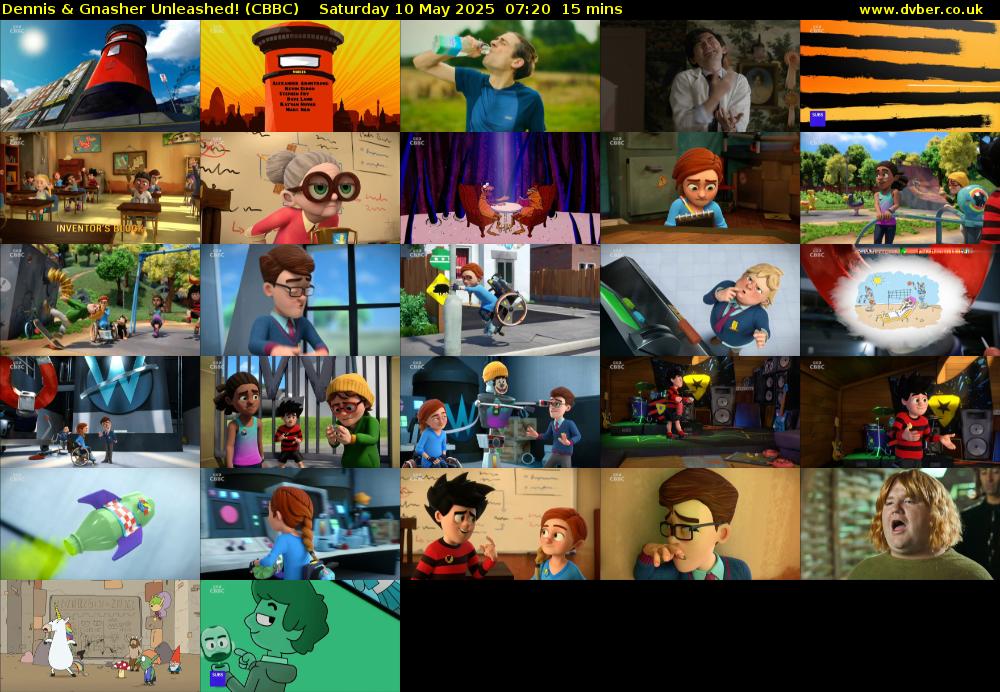 Dennis & Gnasher Unleashed! (CBBC) Saturday 10 May 2025 07:20 - 07:35