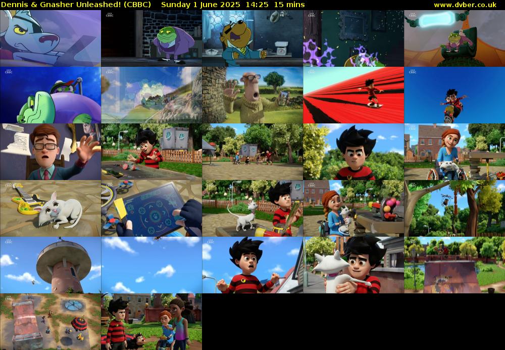 Dennis & Gnasher Unleashed! (CBBC) Sunday 1 June 2025 14:25 - 14:40