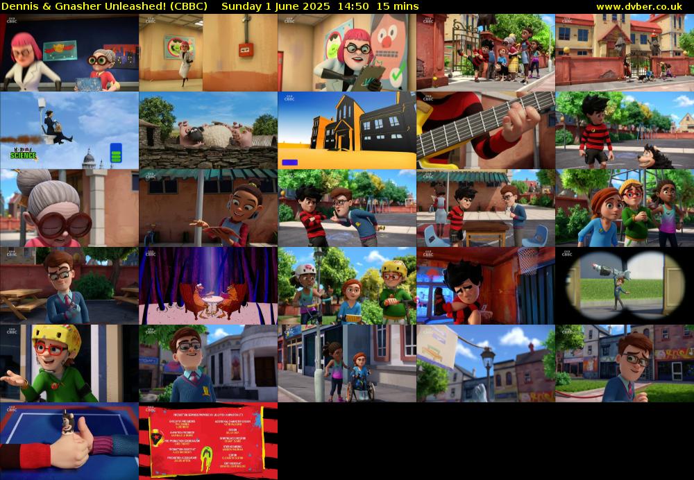 Dennis & Gnasher Unleashed! (CBBC) Sunday 1 June 2025 14:50 - 15:05