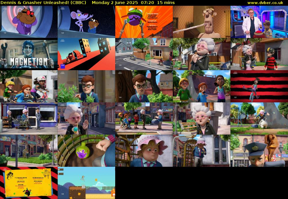 Dennis & Gnasher Unleashed! (CBBC) Monday 2 June 2025 07:20 - 07:35