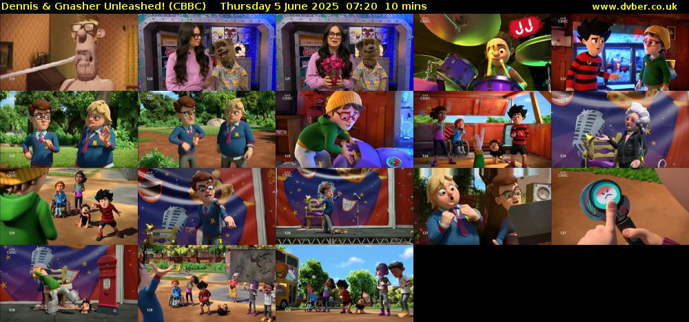 Dennis & Gnasher Unleashed! (CBBC) Thursday 5 June 2025 07:20 - 07:30