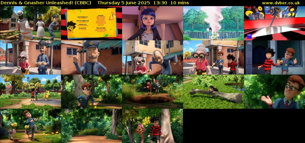 Dennis & Gnasher Unleashed! (CBBC) Thursday 5 June 2025 13:30 - 13:40