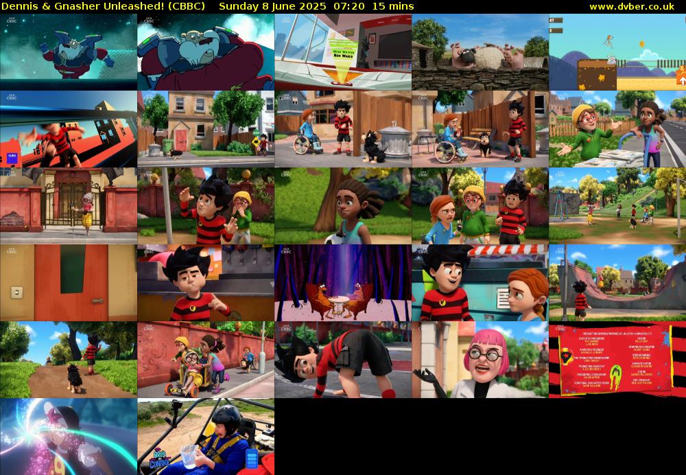 Dennis & Gnasher Unleashed! (CBBC) Sunday 8 June 2025 07:20 - 07:35