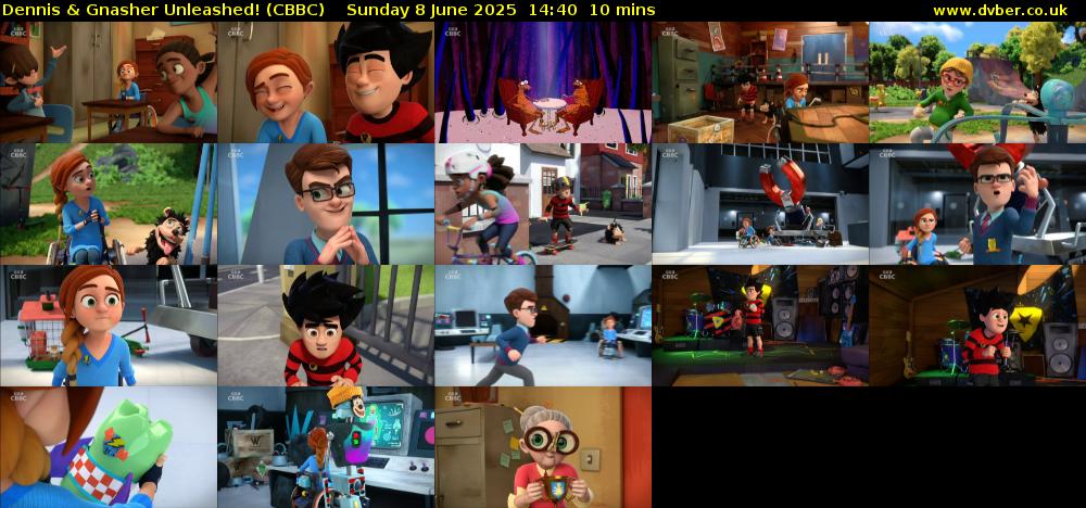 Dennis & Gnasher Unleashed! (CBBC) Sunday 8 June 2025 14:40 - 14:50