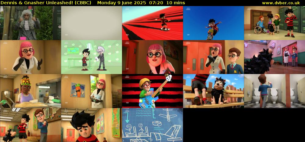 Dennis & Gnasher Unleashed! (CBBC) Monday 9 June 2025 07:20 - 07:30