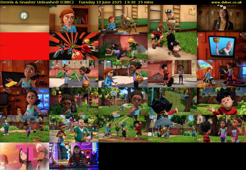 Dennis & Gnasher Unleashed! (CBBC) Tuesday 10 June 2025 13:30 - 13:45