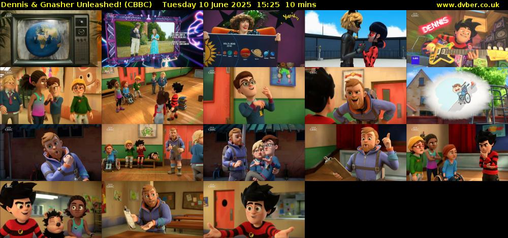 Dennis & Gnasher Unleashed! (CBBC) Tuesday 10 June 2025 15:25 - 15:35