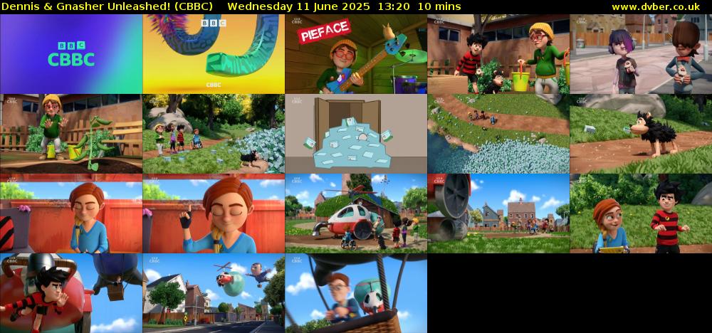 Dennis & Gnasher Unleashed! (CBBC) Wednesday 11 June 2025 13:20 - 13:30