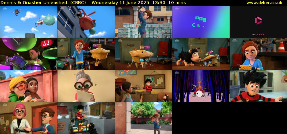 Dennis & Gnasher Unleashed! (CBBC) Wednesday 11 June 2025 13:30 - 13:40