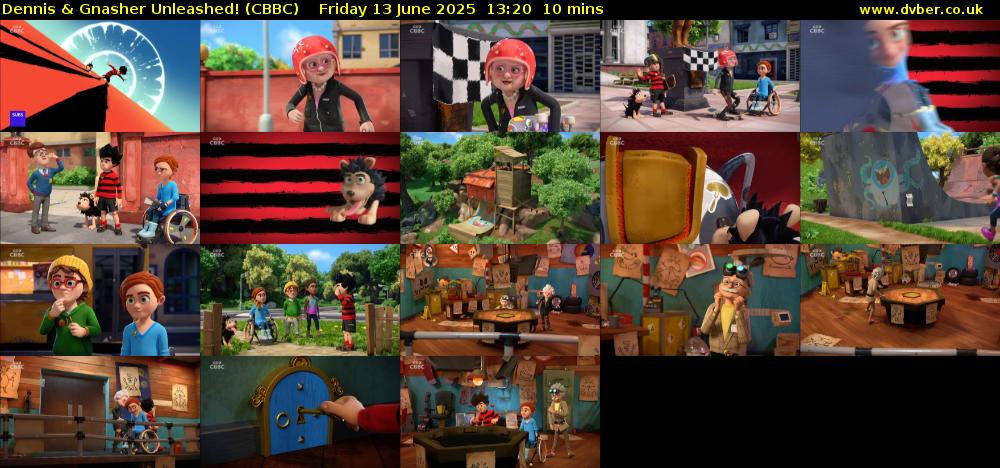 Dennis & Gnasher Unleashed! (CBBC) Friday 13 June 2025 13:20 - 13:30