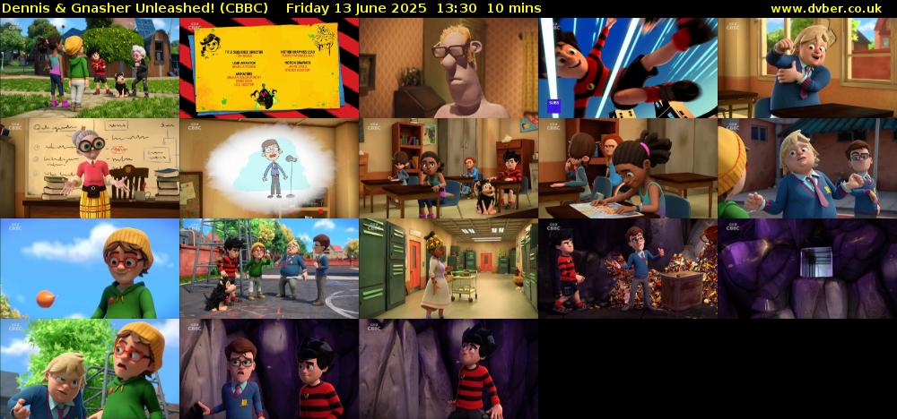 Dennis & Gnasher Unleashed! (CBBC) Friday 13 June 2025 13:30 - 13:40