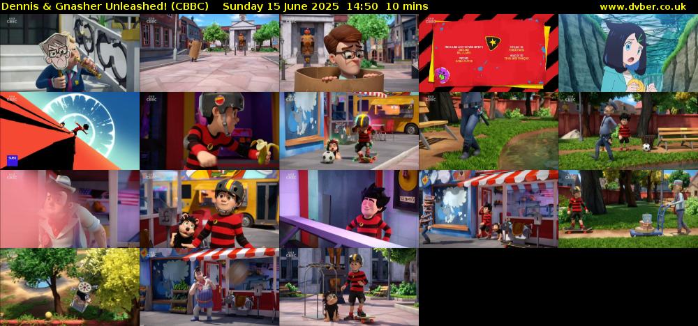 Dennis & Gnasher Unleashed! (CBBC) Sunday 15 June 2025 14:50 - 15:00