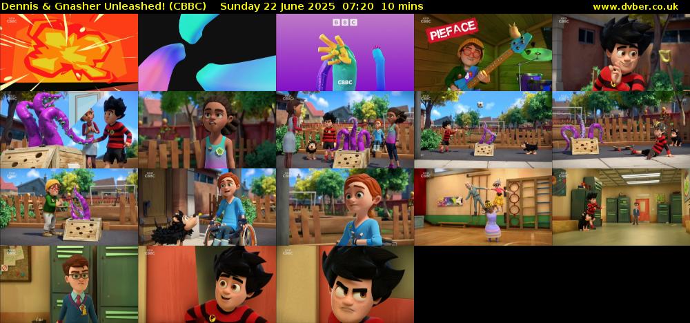 Dennis & Gnasher Unleashed! (CBBC) Sunday 22 June 2025 07:20 - 07:30