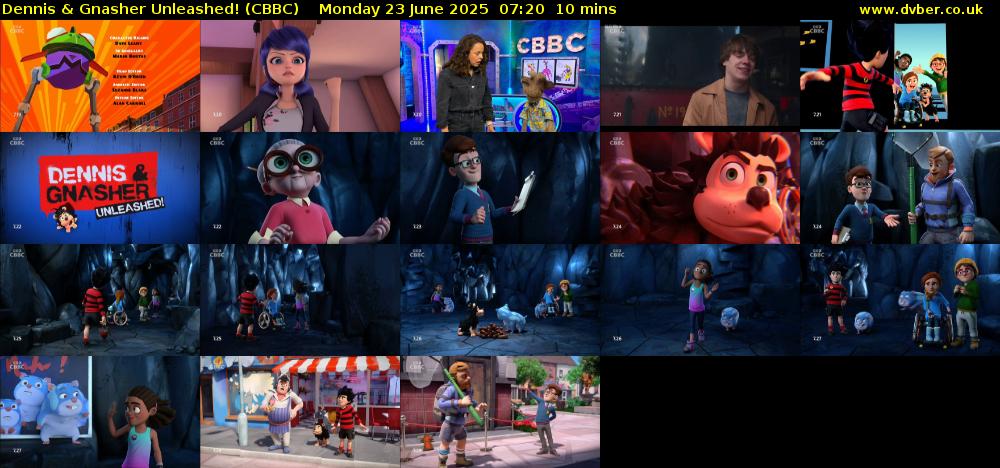 Dennis & Gnasher Unleashed! (CBBC) Monday 23 June 2025 07:20 - 07:30