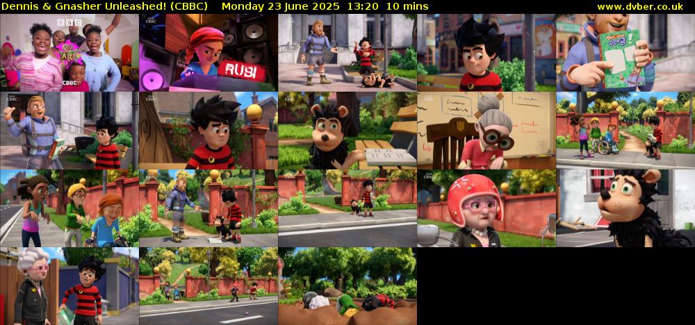 Dennis & Gnasher Unleashed! (CBBC) Monday 23 June 2025 13:20 - 13:30