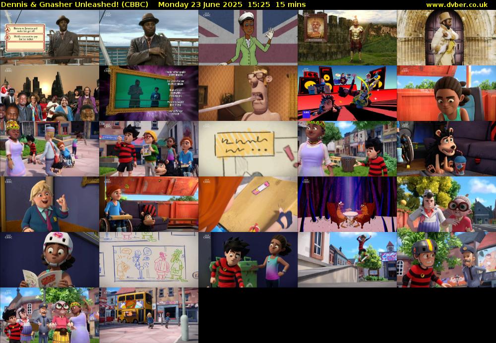 Dennis & Gnasher Unleashed! (CBBC) Monday 23 June 2025 15:25 - 15:40