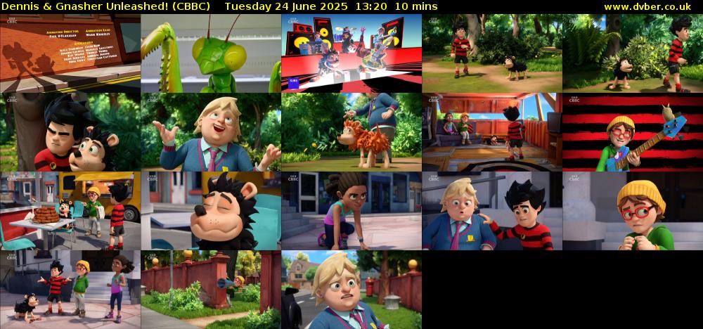 Dennis & Gnasher Unleashed! (CBBC) Tuesday 24 June 2025 13:20 - 13:30