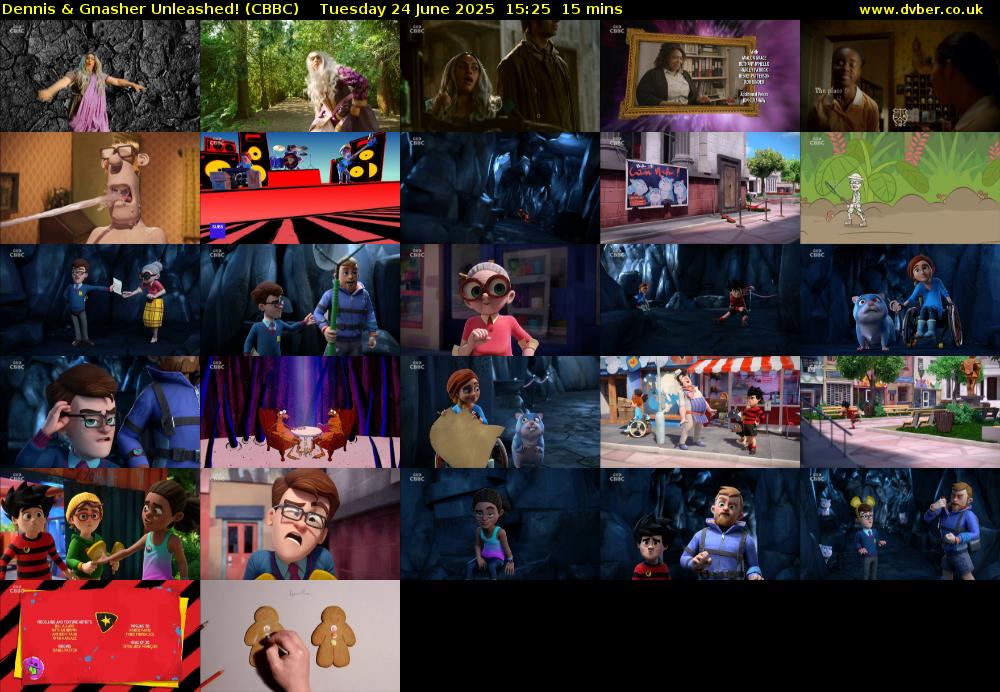 Dennis & Gnasher Unleashed! (CBBC) Tuesday 24 June 2025 15:25 - 15:40