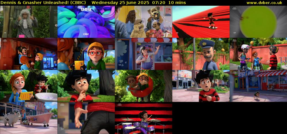 Dennis & Gnasher Unleashed! (CBBC) Wednesday 25 June 2025 07:20 - 07:30