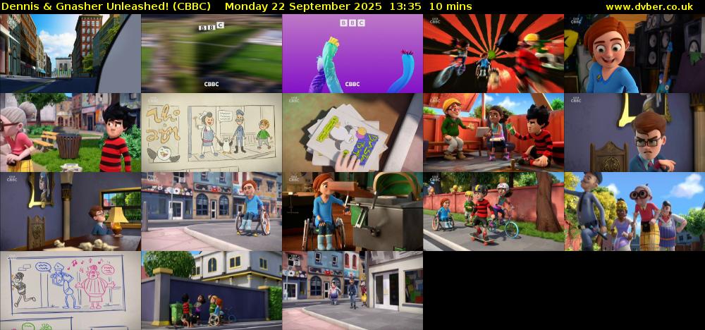 Dennis & Gnasher Unleashed! (CBBC) Monday 22 September 2025 13:35 - 13:45