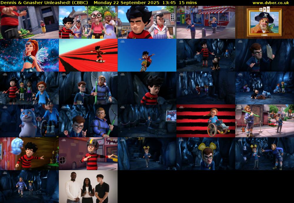 Dennis & Gnasher Unleashed! (CBBC) Monday 22 September 2025 13:45 - 14:00