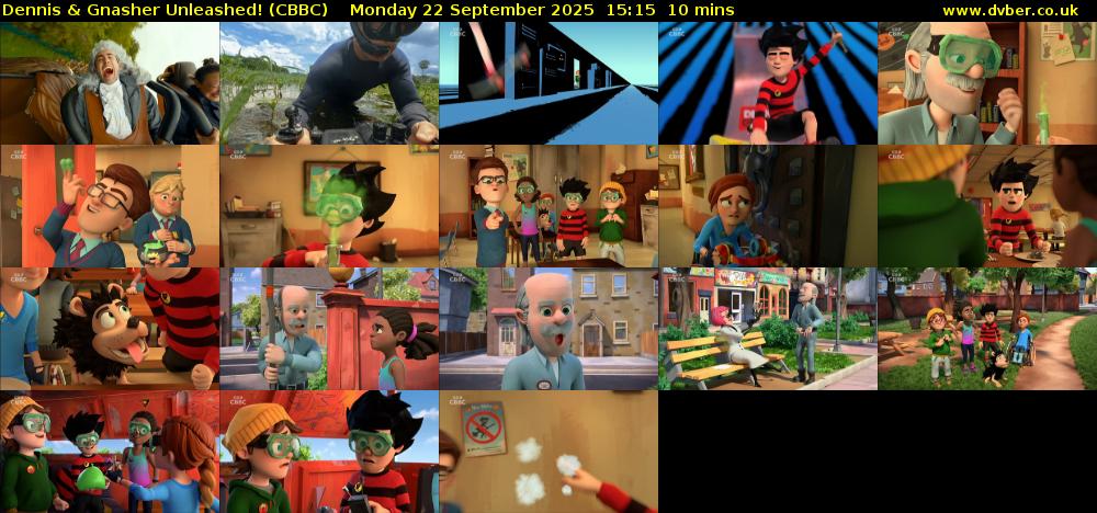 Dennis & Gnasher Unleashed! (CBBC) Monday 22 September 2025 15:15 - 15:25
