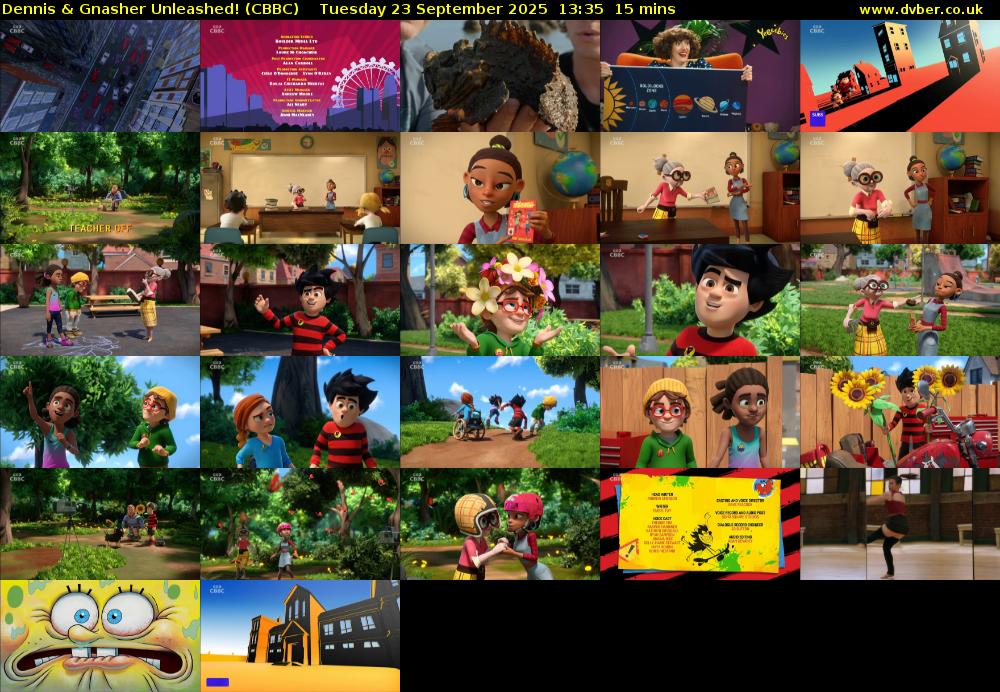 Dennis & Gnasher Unleashed! (CBBC) Tuesday 23 September 2025 13:35 - 13:50