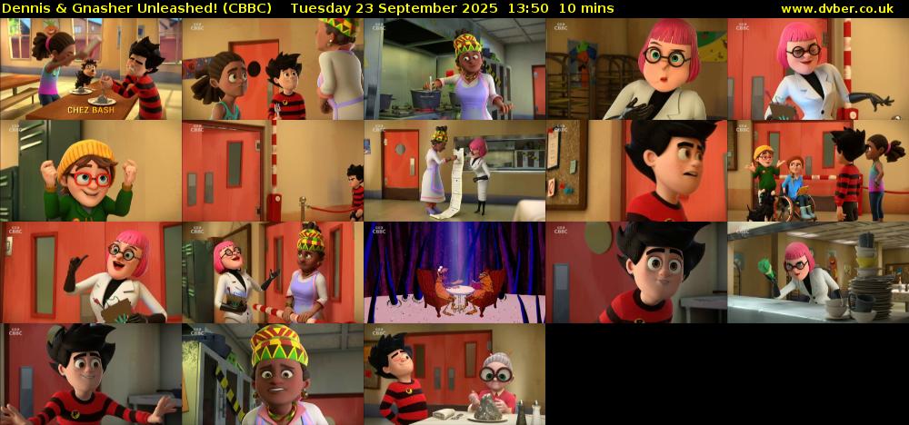 Dennis & Gnasher Unleashed! (CBBC) Tuesday 23 September 2025 13:50 - 14:00