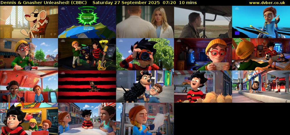 Dennis & Gnasher Unleashed! (CBBC) Saturday 27 September 2025 07:20 - 07:30