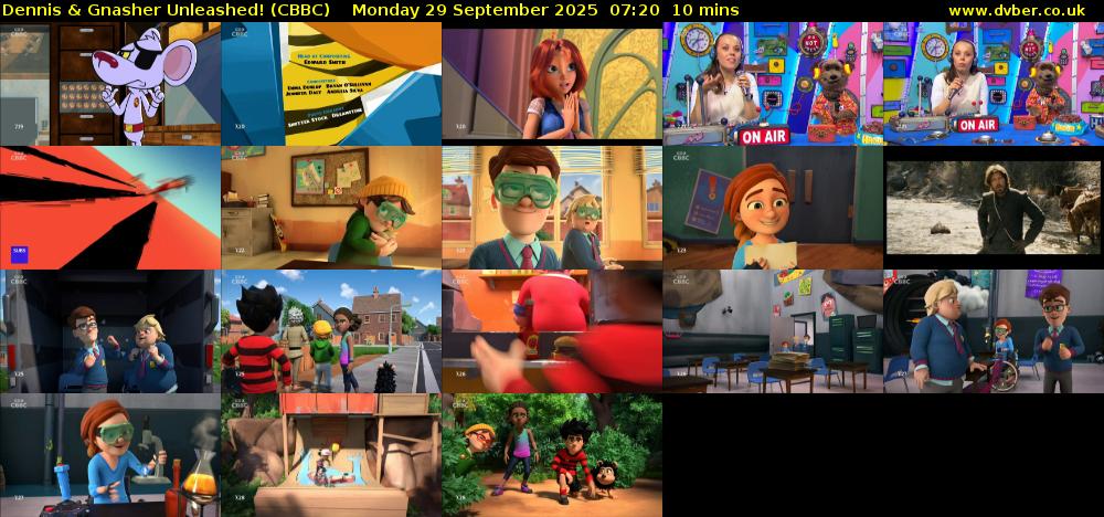 Dennis & Gnasher Unleashed! (CBBC) Monday 29 September 2025 07:20 - 07:30